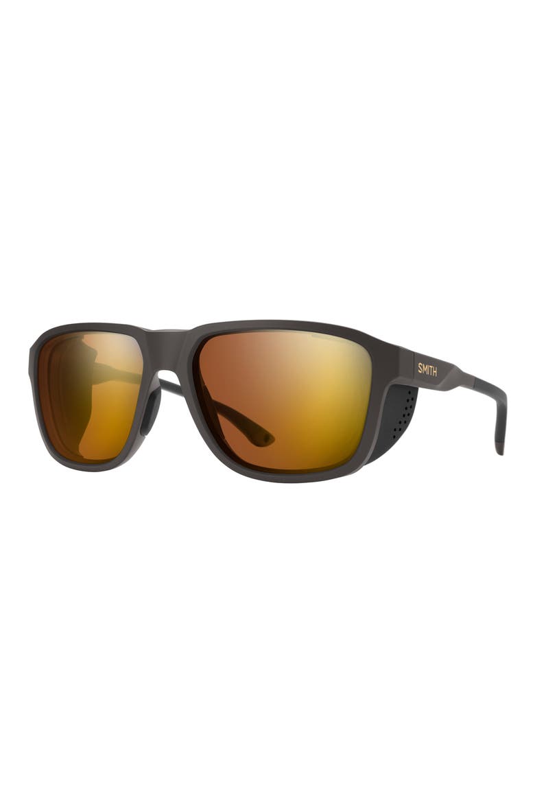 Embark 58mm ChromaPop™ Polarized Square Sunglasses, Alternate, color, GRAVY / GLACIER COPPER GOLD