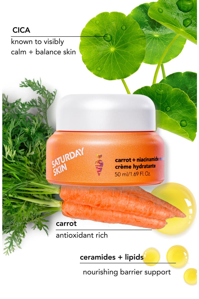 Carrot + Niacinamide Moisturizing Cream, Alternate, color, NO COLOR