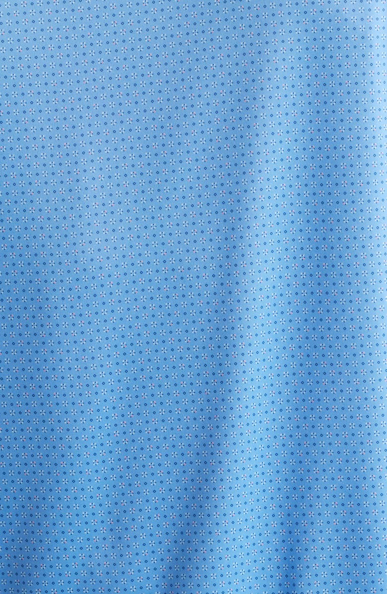 Peter Millar Featherweight Starmount Microprint Performance Polo, Alternate, color, Bluebird