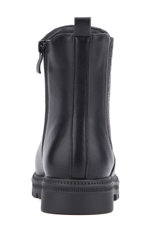 Olivia Miller Kids' Half Moon Lug Boot In Black
