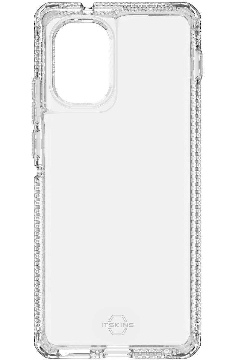 ITSkins Spectrum_R Clear Case for Motorola Moto Edge, Alternate, color, Clear