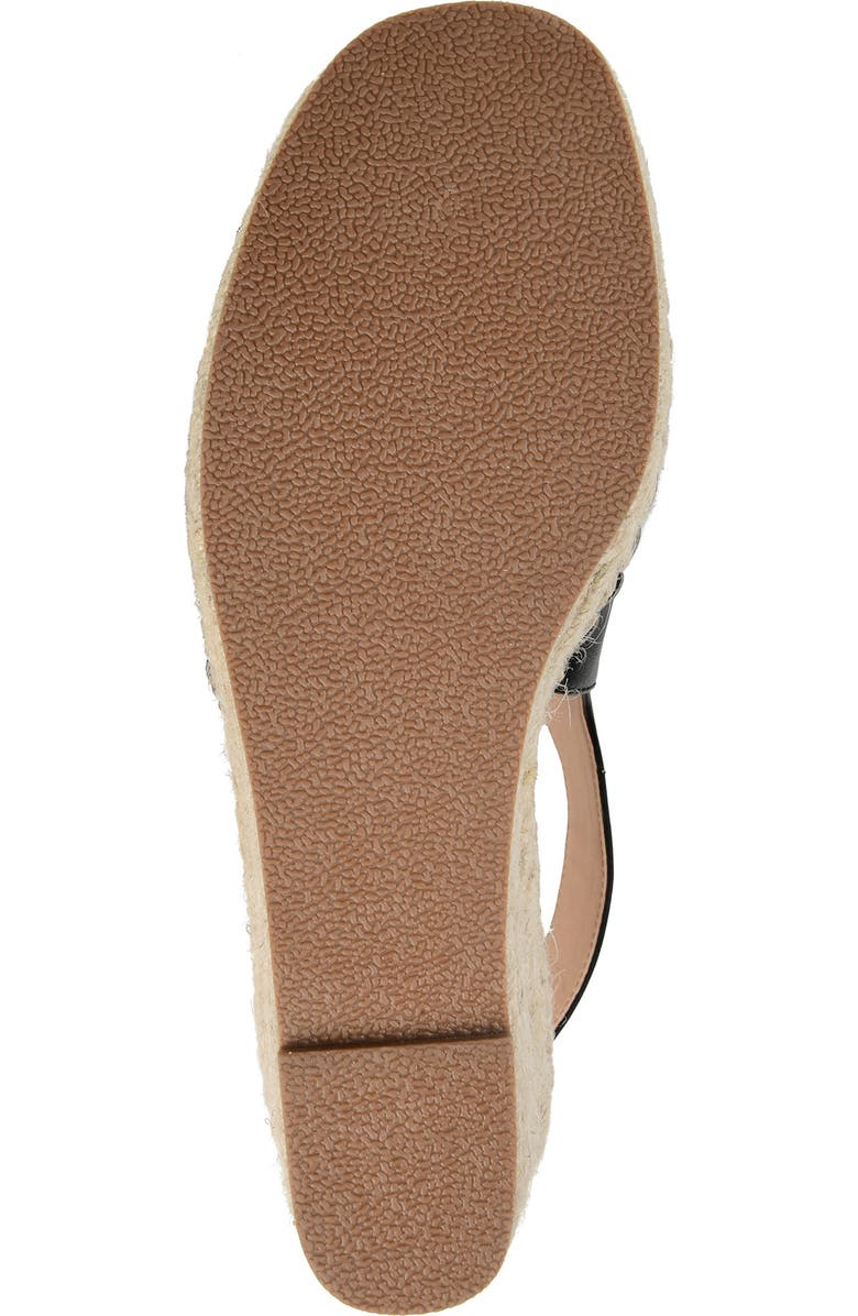 Journee Collection Crew Espadrille Wedge Sandal - Wide Width, Alternate, color,
