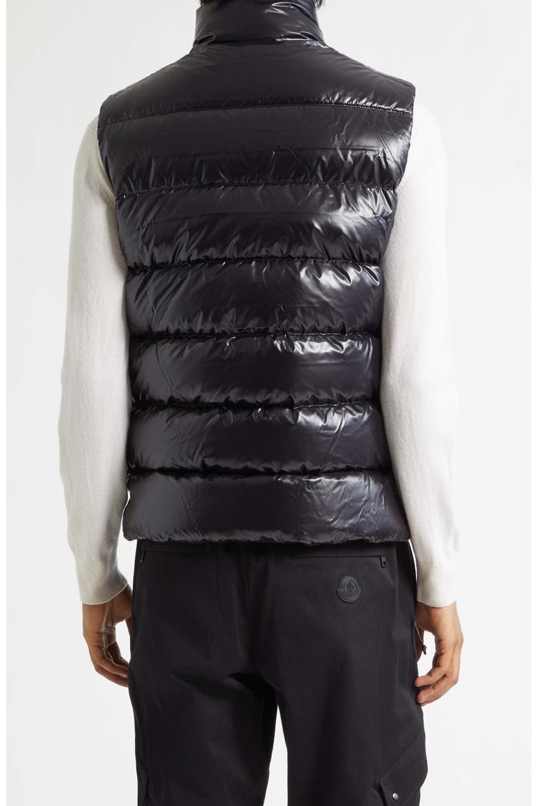Tibb Water Repellent Down Puffer Vest, Alternate, color, BLACK