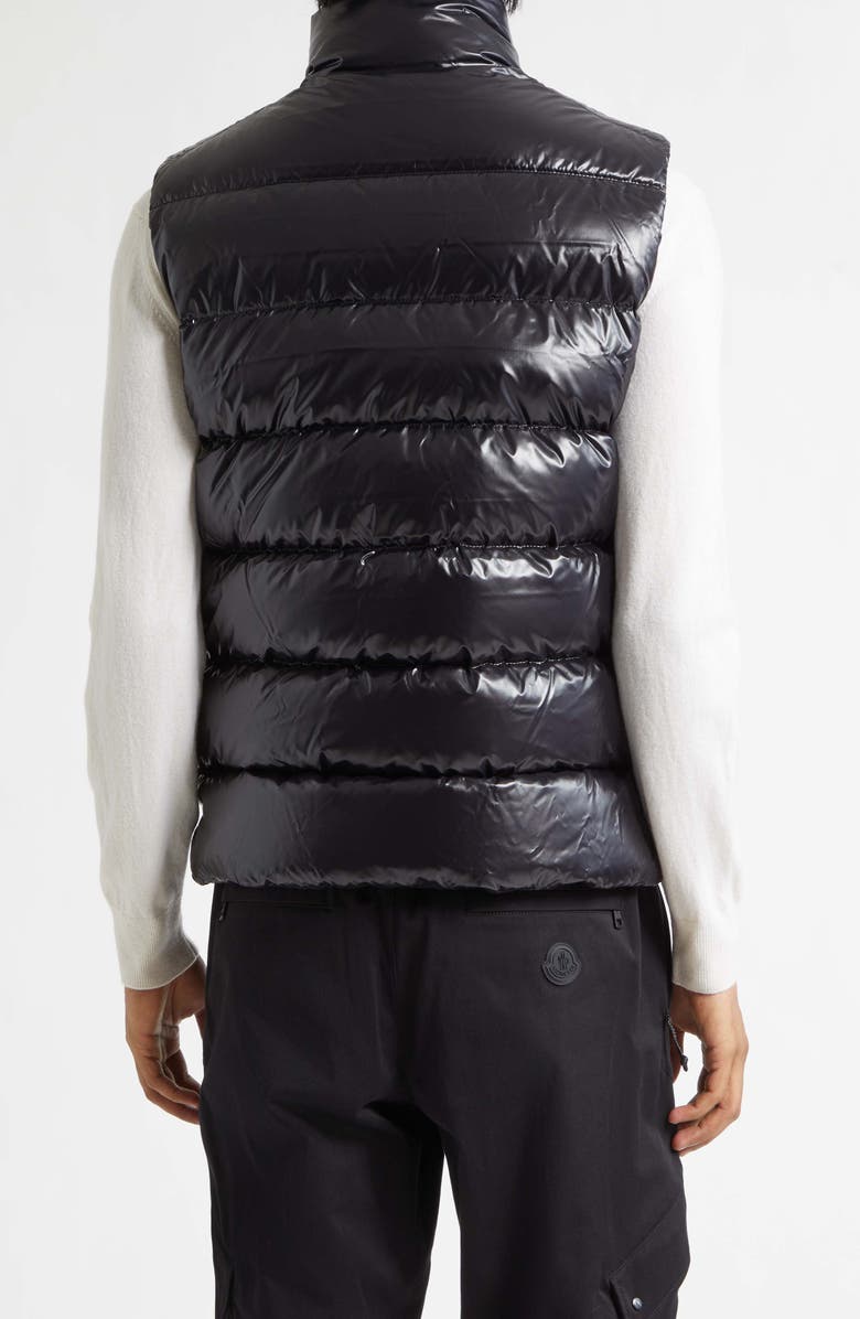 Moncler Tibb Water Repellent Down Puffer Vest, Alternate, color, Black