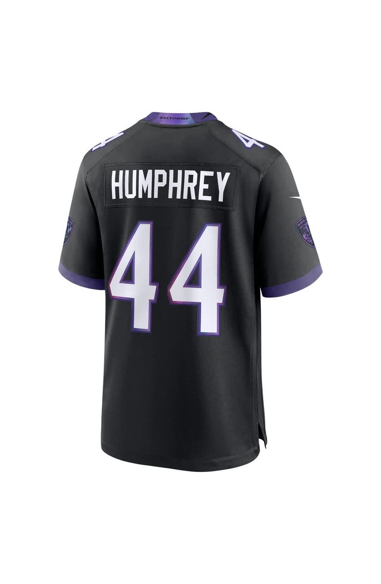 Nike Men's Nike Marlon Humphrey Black Baltimore Ravens Alternate Game Jersey, Alternate, color, Black