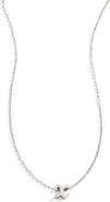 Mint & Lily Tiny Script Initial Necklace
