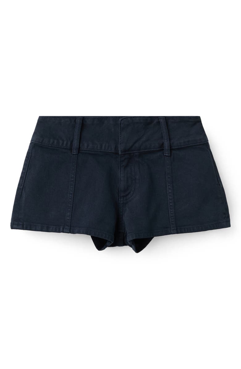 MANGO TEEN Low Rise Denim Mini Shorts, Main, color,