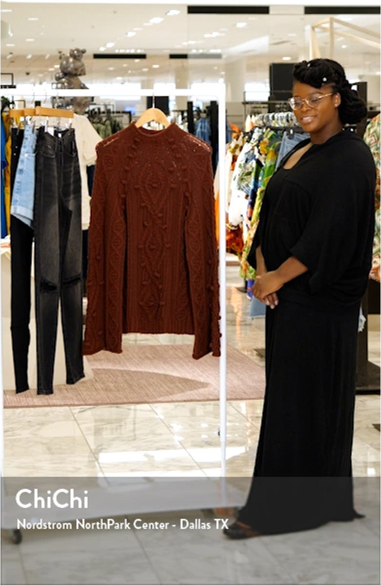 Bauble Cableknit Turtleneck, sales video thumbnail