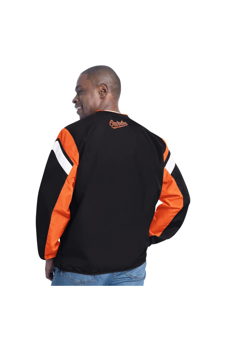 G-III SPORTS BY CARL BANKS Men's G-III Sports by Carl Banks Black Baltimore Orioles Double Coverage V-Neck Pullover, Alternate, color, Black