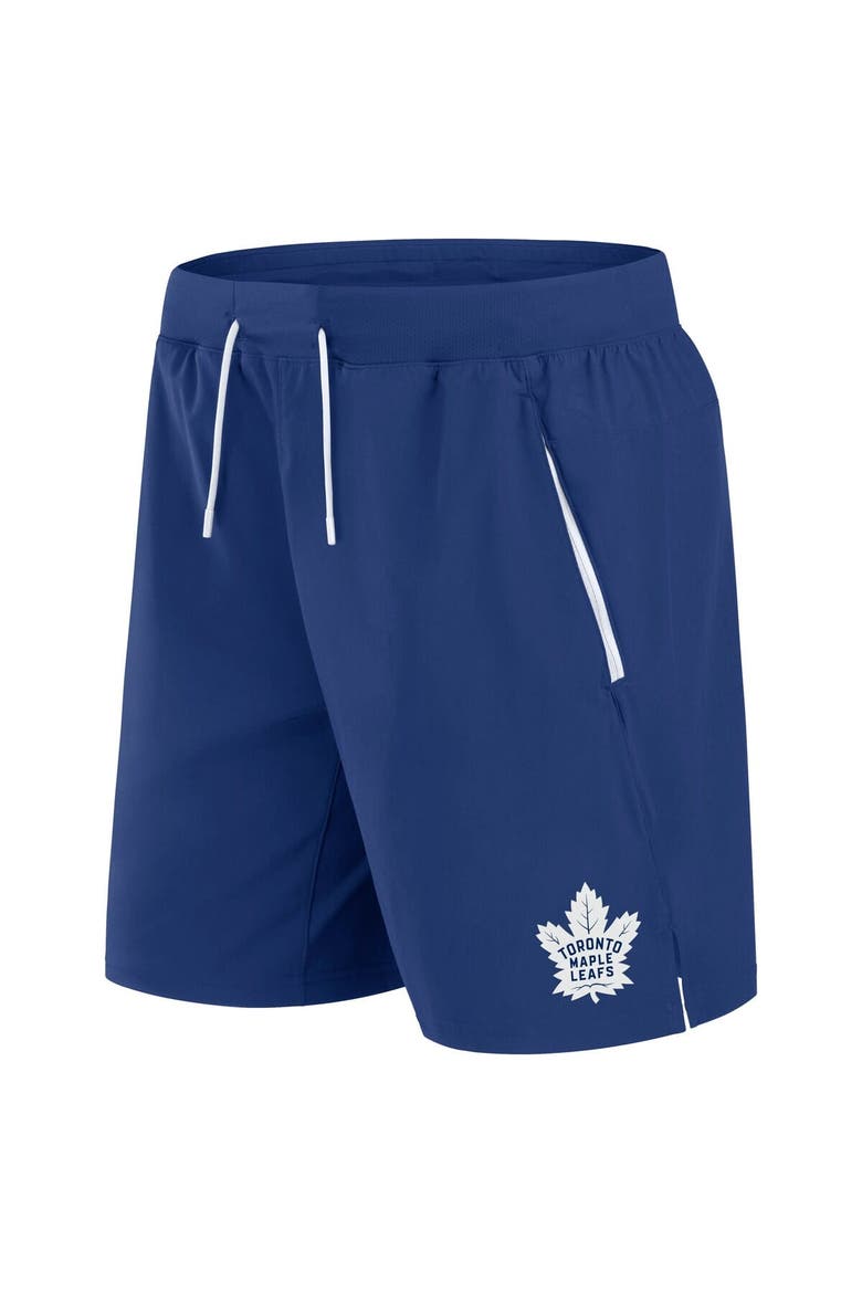 Men's Fanatics Blue Toronto Maple Leafs Authentic Pro Rink Performance Shorts, Alternate, color, Blue