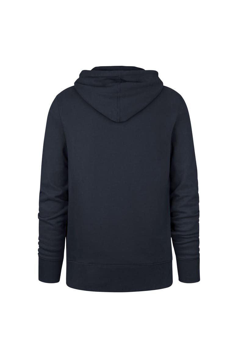 Men's '47 Navy Tampa Bay Rays Base Slide Headline Pullover Hoodie, Alternate, color, Navy