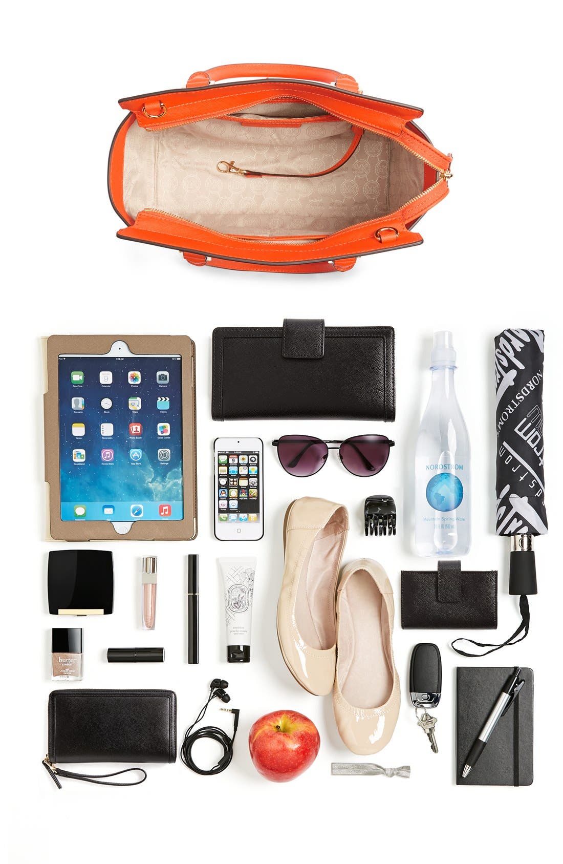 MICHAEL Michael Kors 'Medium Selma' Leather Zip Top Satchel, Alternate, color, 