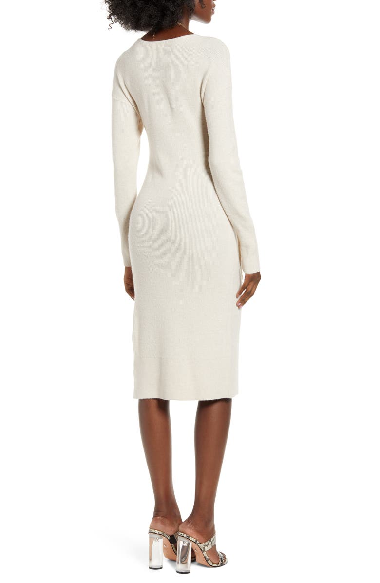 Leith Wrap Sweater Dress, Alternate, color, 