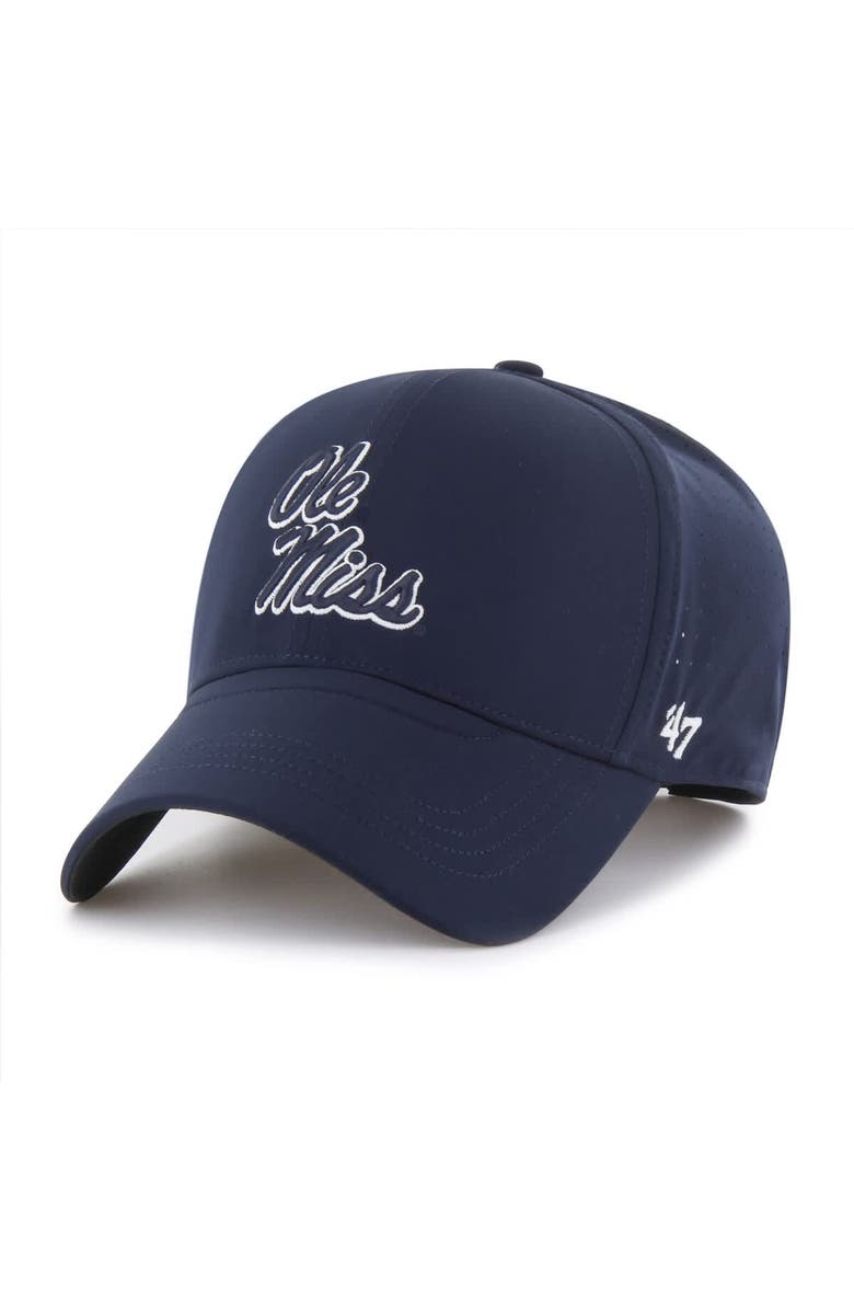 '47 Men's '47 Navy Ole Miss Rebels Forward Vent MVP Adjustable Hat, Main, color, Navy