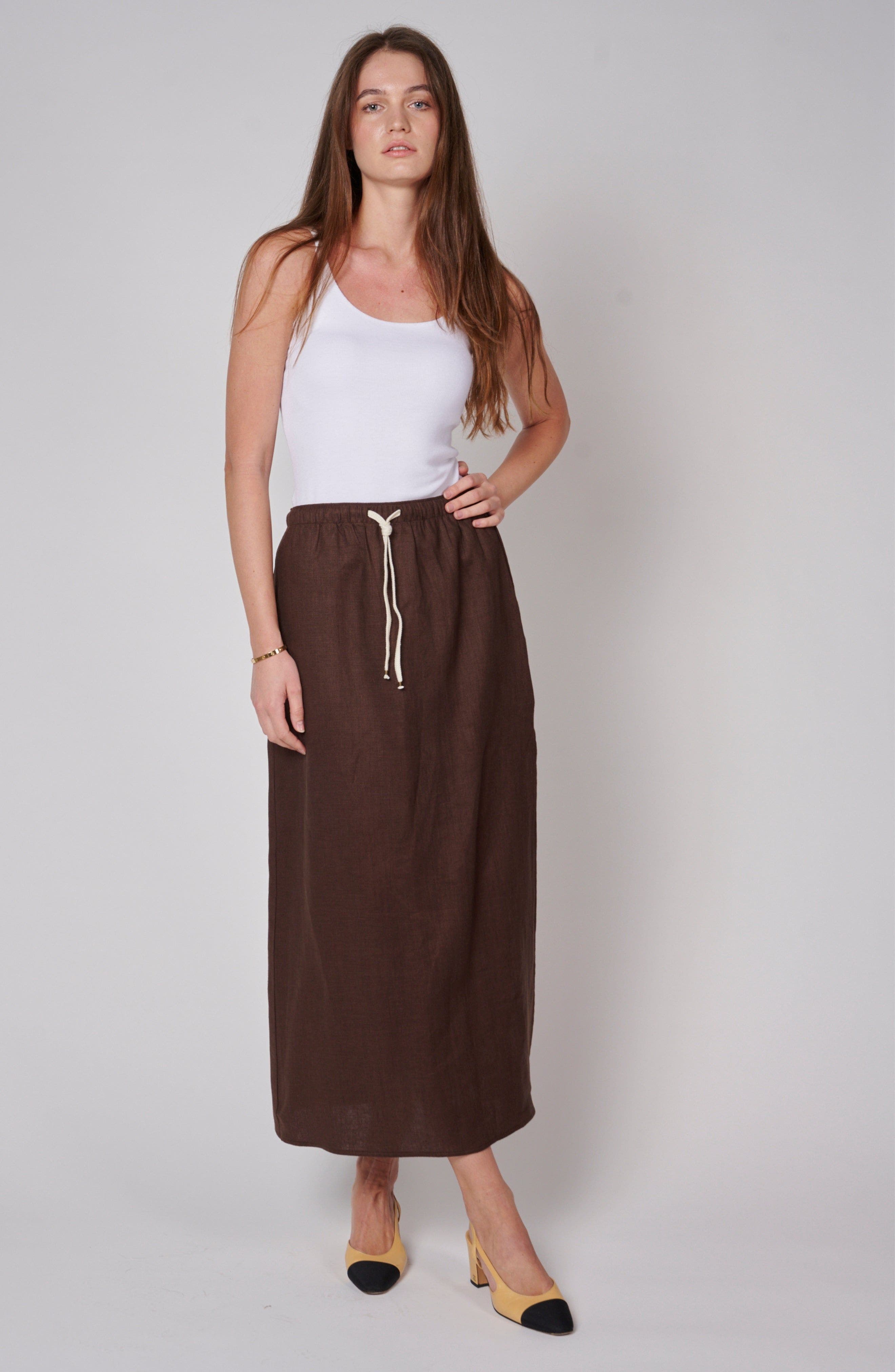 Linen Resort Skirt - image 5