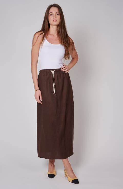 Linen Resort Skirt