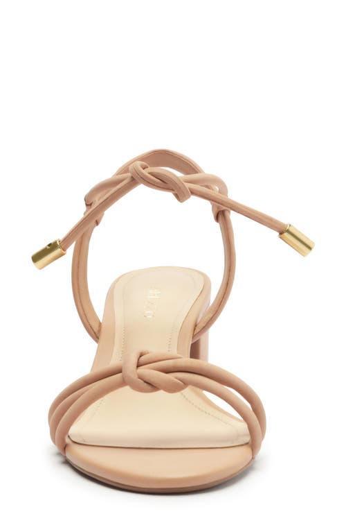 Arezzo Camila Ankle Strap Sandal In True Sand