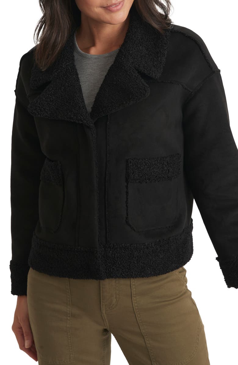 Marine Layer Faux Shearling Jacket, Main, color, Tbd