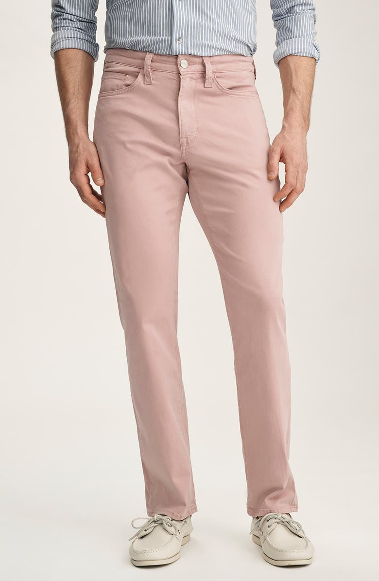 34 Heritage Charisma Relaxed Straight Leg Twill Pants, Main, color, Pink Twill