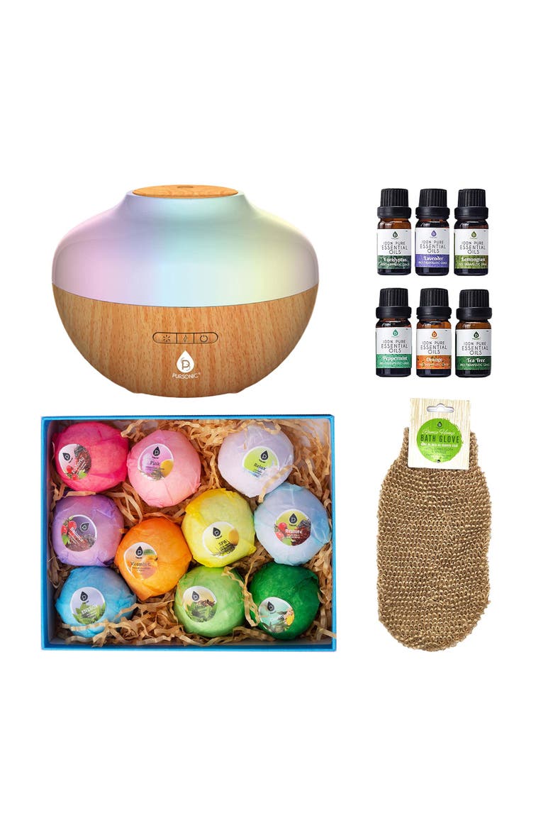 Bath & Aromatherapy Set Oils, Bath Bombs, Main, color, Multicolor