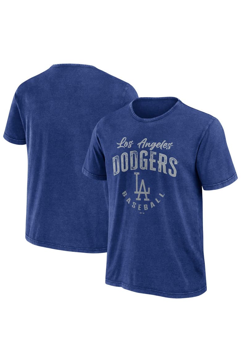 Men's Darius Rucker Collection by Fanatics Royal Los Angeles Dodgers Cooperstown Collection Washed T-Shirt, Main, color, Royal