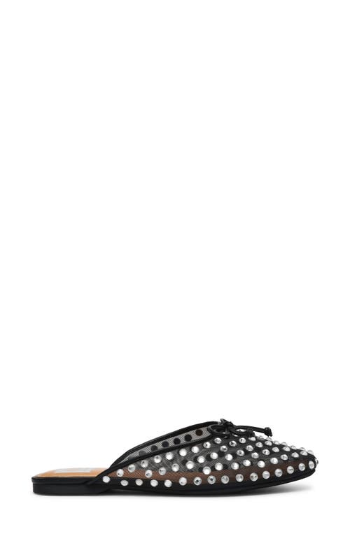 Dolce Vita Dv By  Misti Rhinestone Mesh Mule In Black Mesh