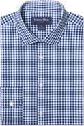 Mizzen+Main Leeward Trim Fit Navy Crew Gingham Button-Up Shirt