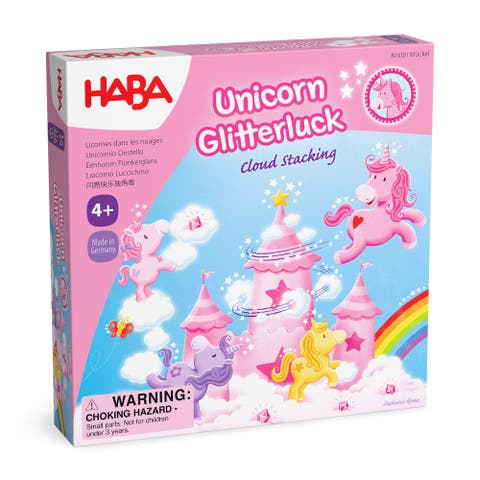 Unicorn Glitterluck Cloud Stacking Children's Game