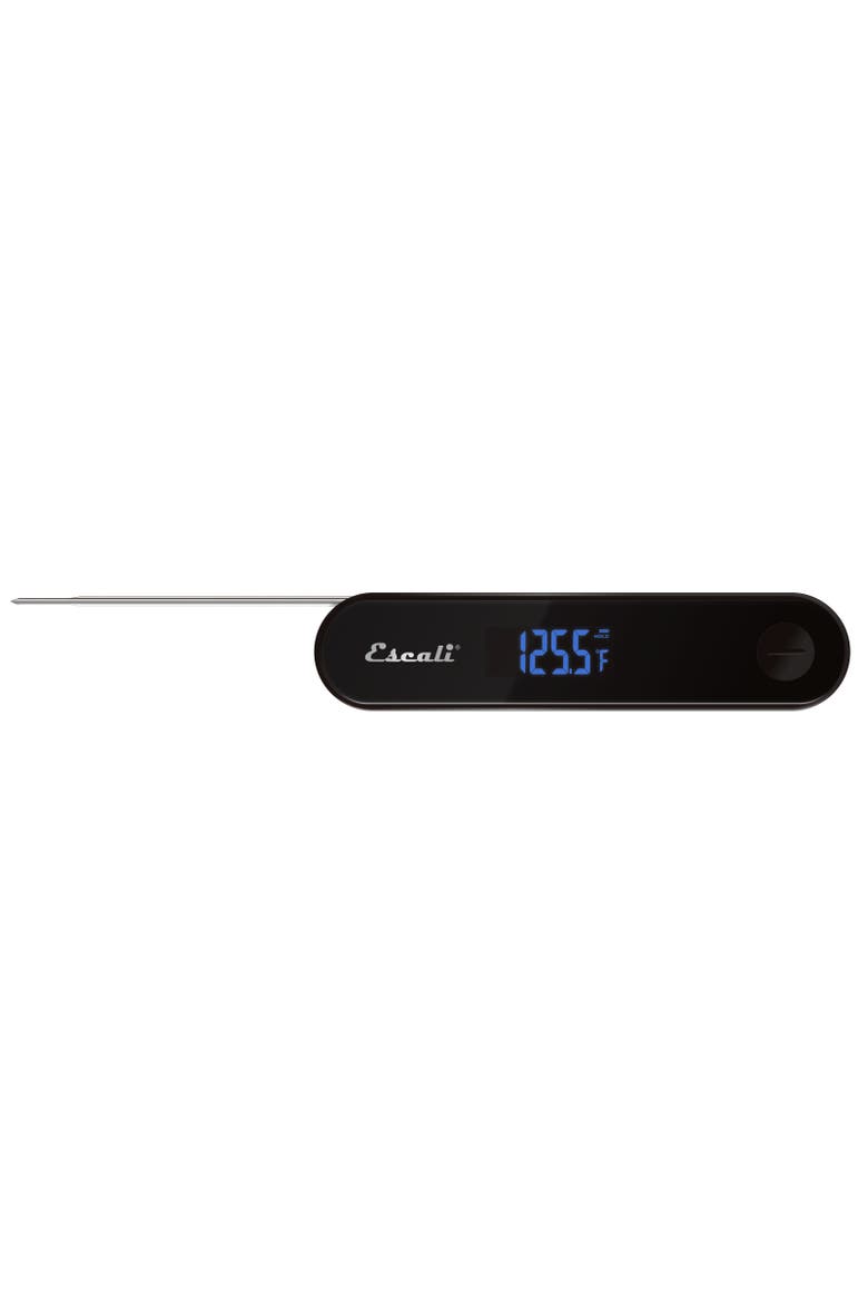 Stelo Waterproof Folding Thermometer, Alternate, color, Black
