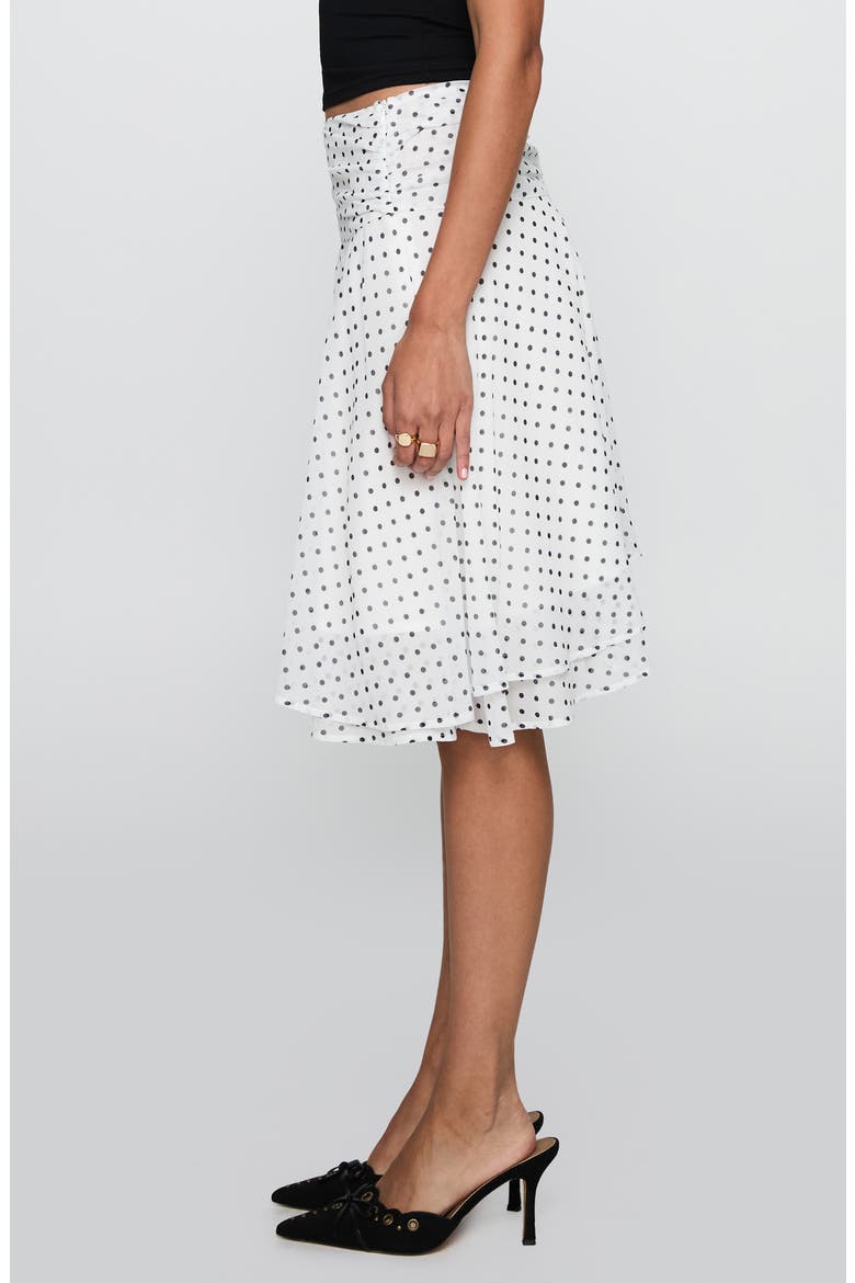 Layered Asymmetric Skirt, Alternate, color, WHITE / POLKA DOT
