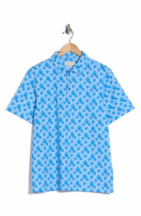 Bugatchi Palm Tree Cotton Knit Polo