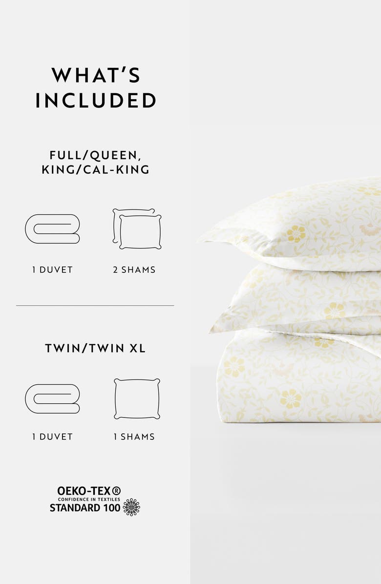 IENJOY HOME Premium Ultra Duvet Cover & Sham Set, Alternate, color, Spring Vine