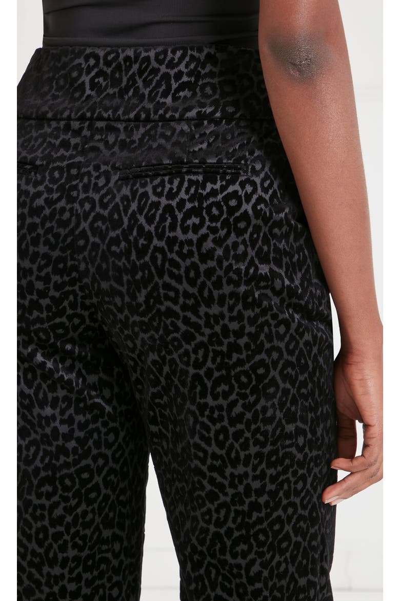 Lynx Velvet Tapered Trouser, Alternate, color, Black Tonal Leopard