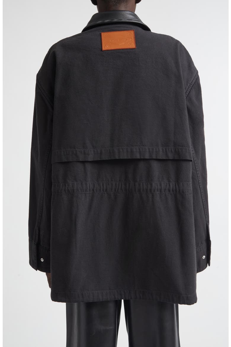 Minja Cotton Jacket, Alternate, color, BLACK