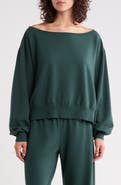 Abound Loved Fleece Off the Shoulder Sweatshirt