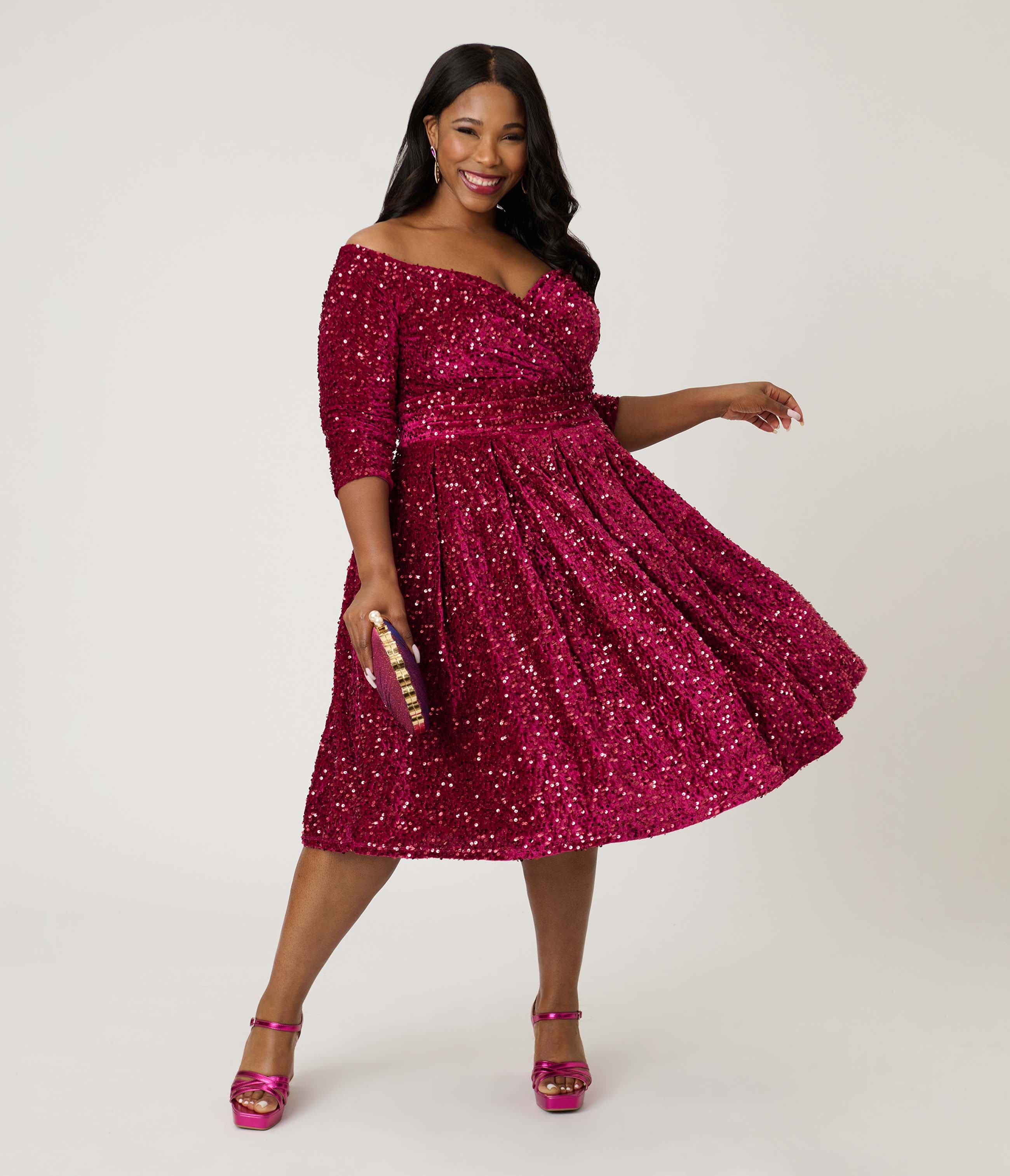 selected Burgundy Sparkle