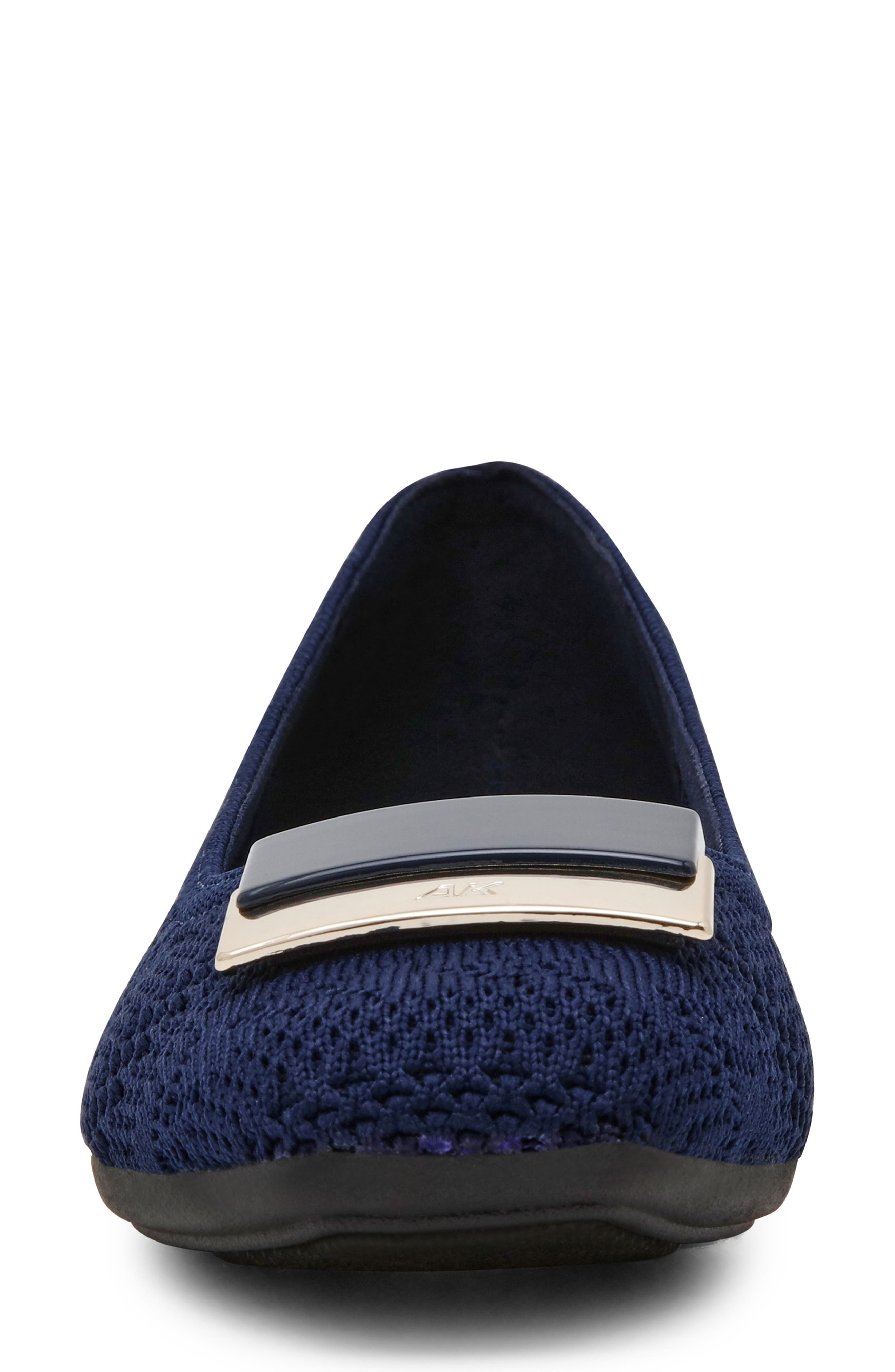 Akudita Flat, Alternate, color, NAVY KNIT
