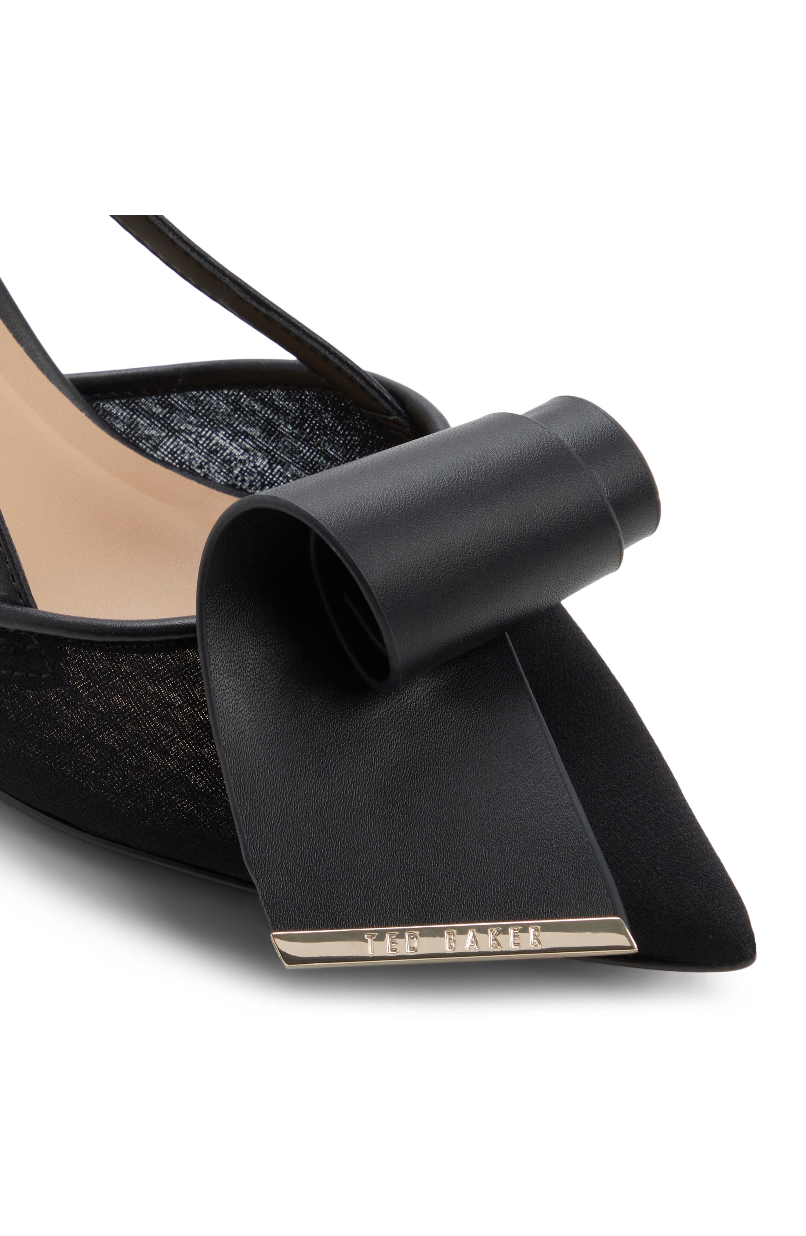 Romy Pointed Toe Slingback Pump, Alternate, color, OTHER BLACK