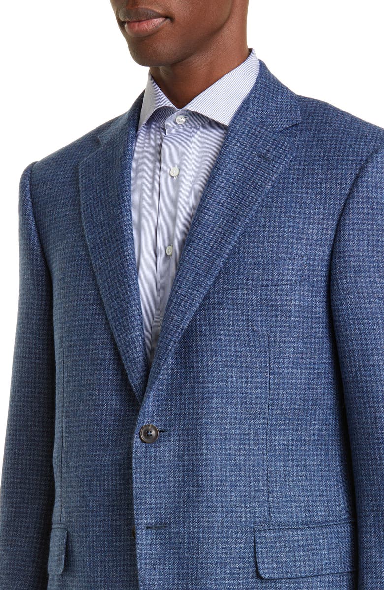 Canali Siena Textured Neat Cashmere Sport Coat, Alternate, color, 
