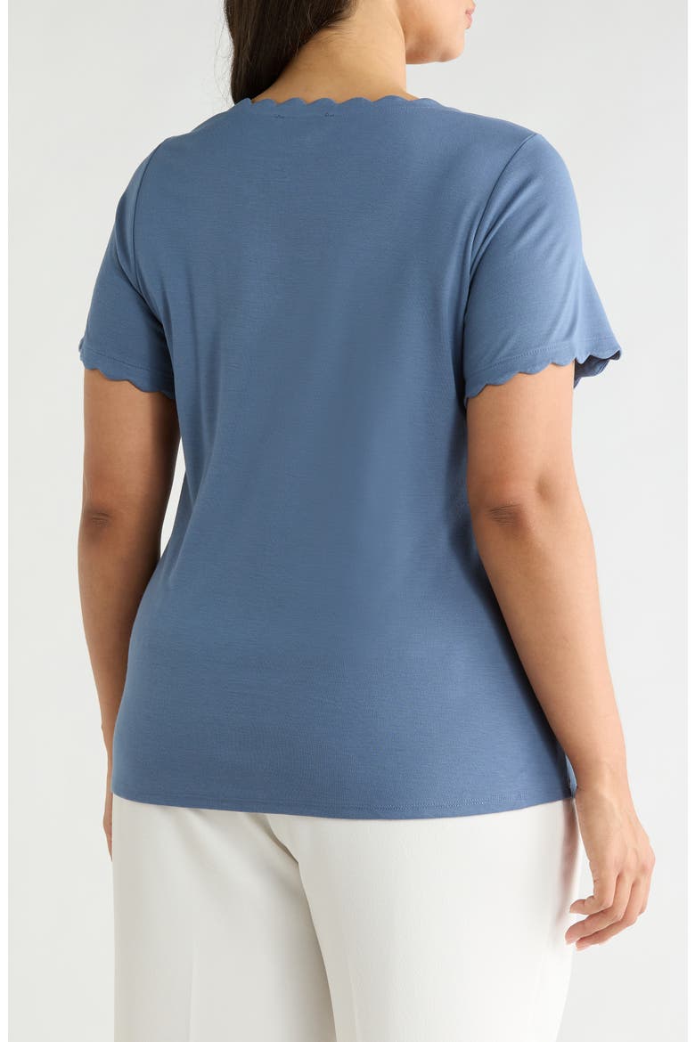 Scallop T-Shirt, Alternate, color, BLUE FIN