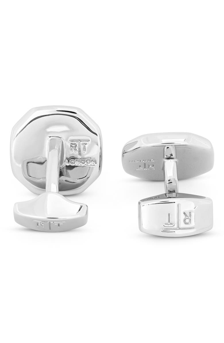 Thompson of London Octagon Lapis Cuff Links, Alternate, color, Blue