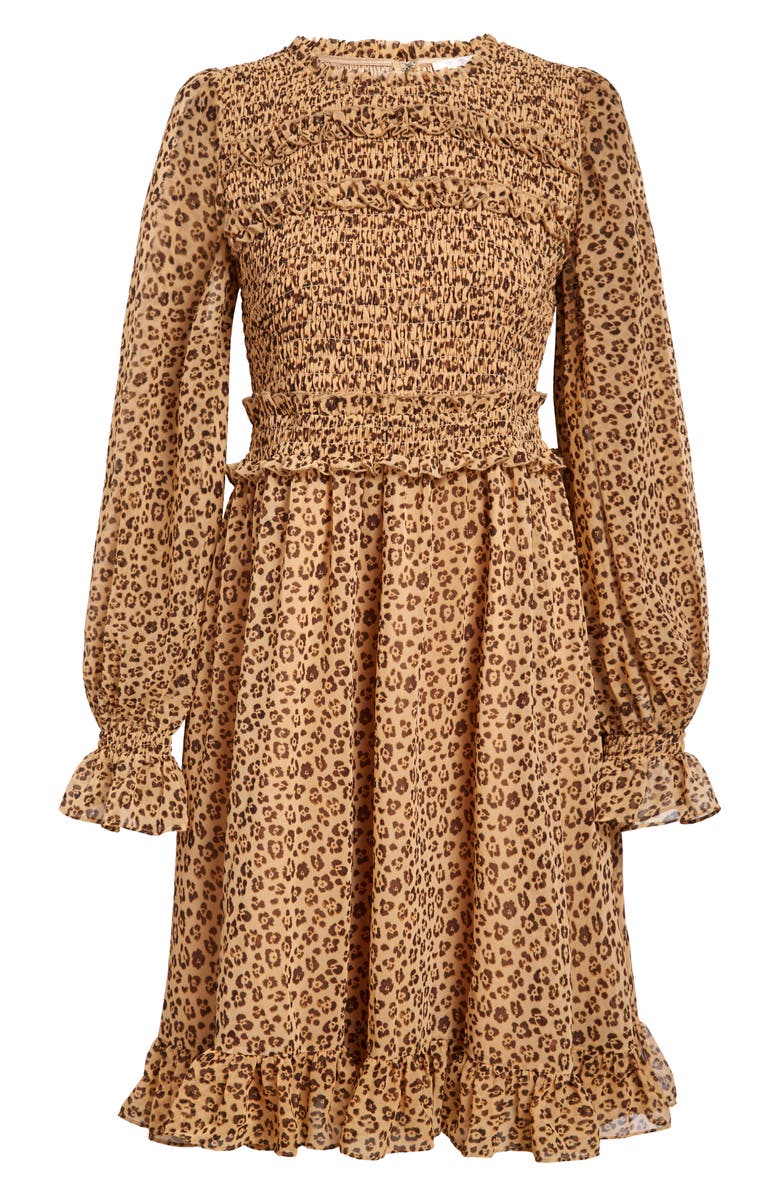 Rachel Parcell Smocked Ruffle Dress, Alternate, color,