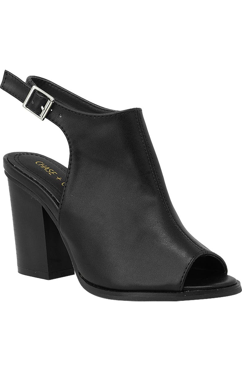 CHASE AND CHLOE Willy Peep Toe Sandal, Main, color,