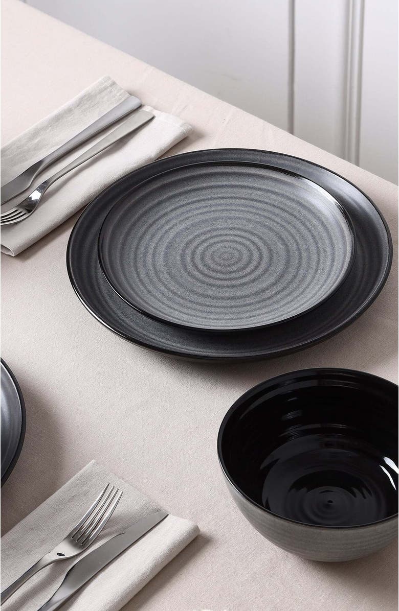 Stone Lain Dua Stoneware 4-Piece Dinner Plate Set, Alternate, color, 