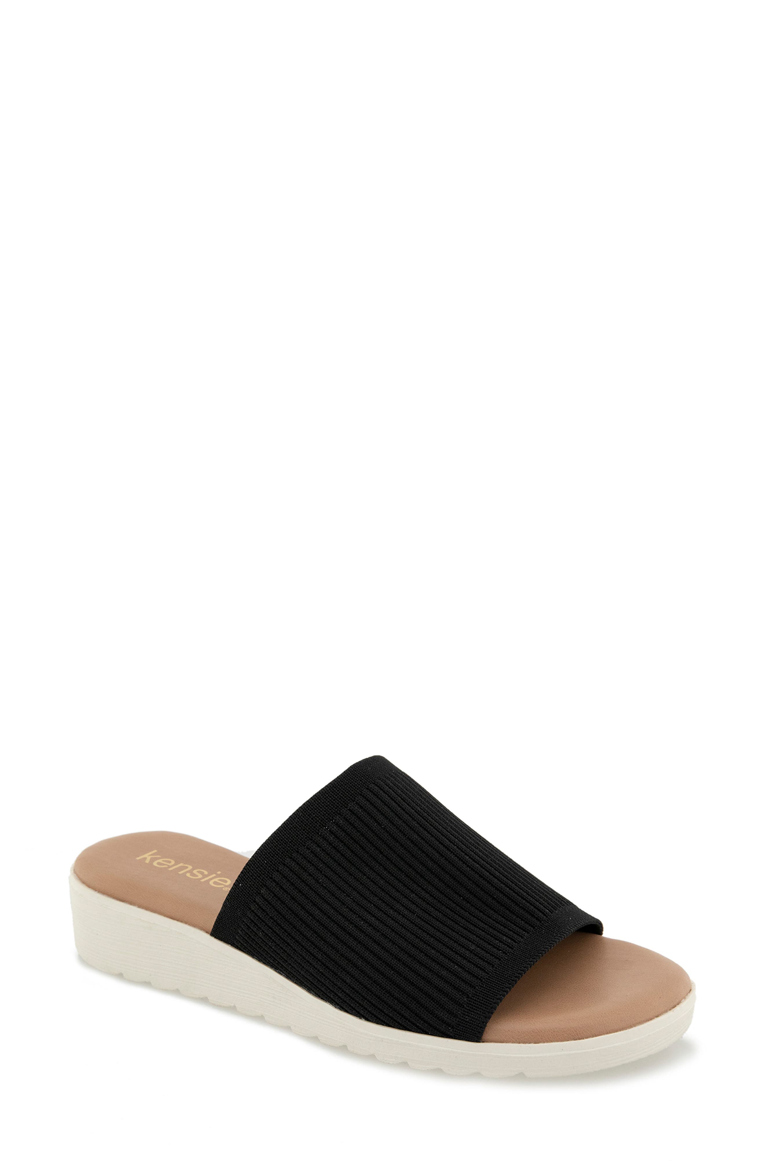 Kensie Ellie Wedge Slide Sandal