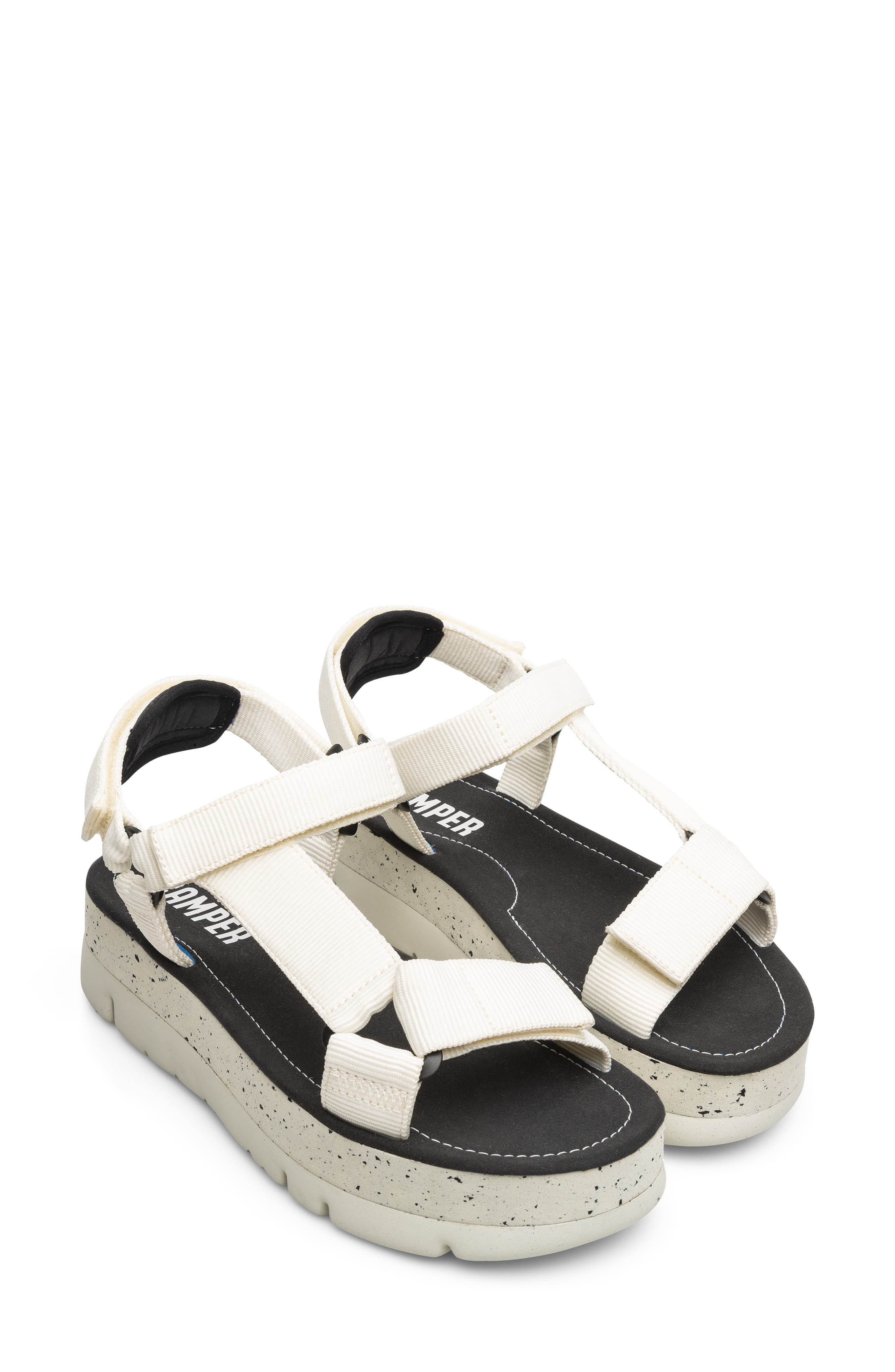 Camper Oruga Up Sandal, Main, color, White Natural