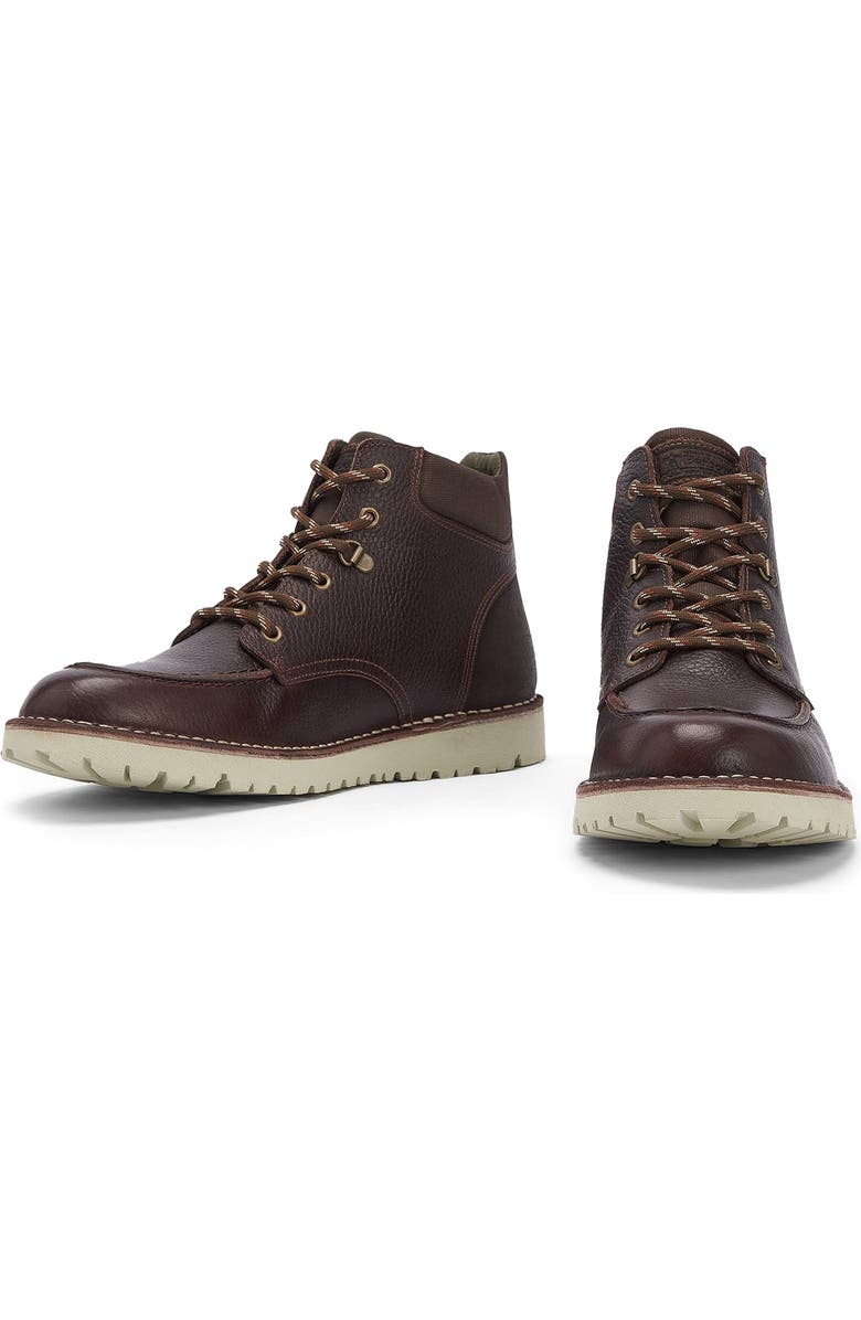 Barbour Fred Moc Toe Boot, Alternate, color, Brown
