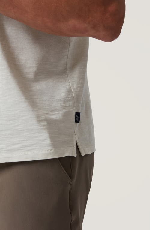 34 Heritage Slub Cotton Henley In Ivory
