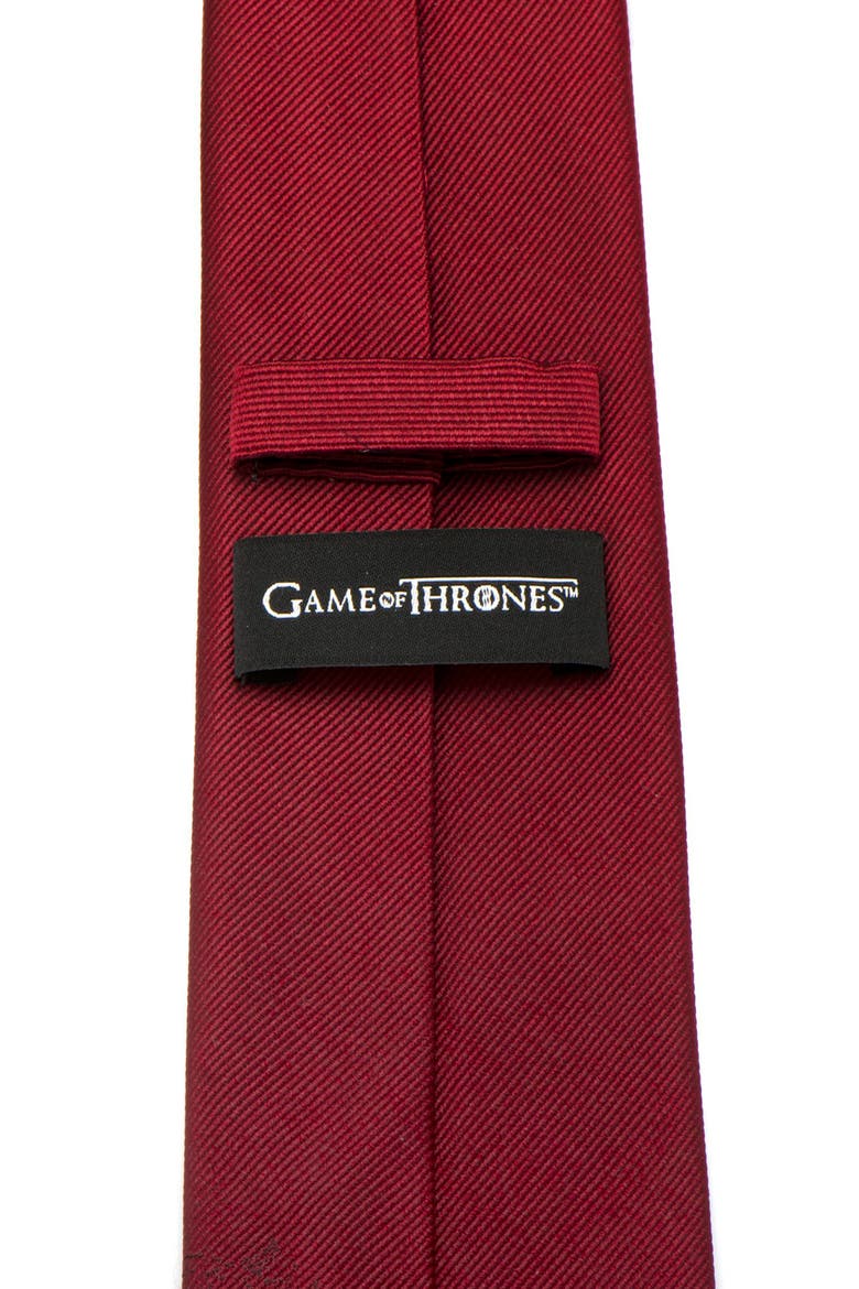Game of Thrones Lannister Silk Tie, Alternate, color, RED