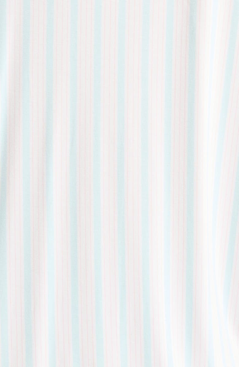 French Connection Bow Detail Stripe Short Pajamas, Alternate, color, Blue/ Pink Stripe